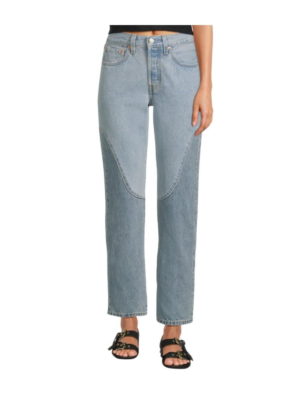 NEW Levi's Womens Original 501 Button Fly Jeans 94417272 County Fair Blue 30